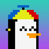 This is the logo of Pesky Penguin Club